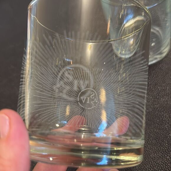 Makers Mark Whiskey Glasses set of two - Picture 4 of 4